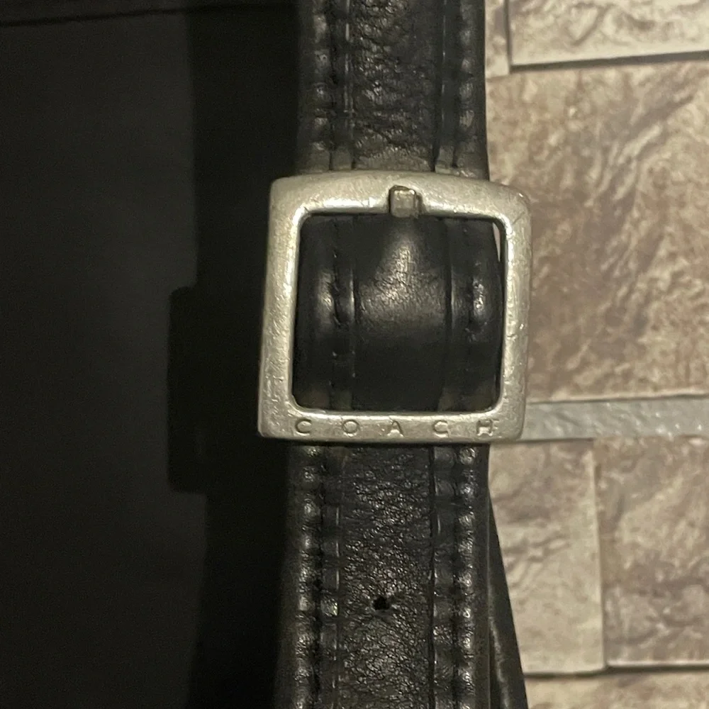 Vintage COACH Slim Leather Backpack Black 9405 - Picture 3 of 10